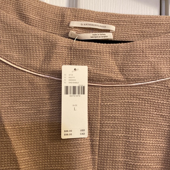 NWT Large, Tan, Anthropologie Samia Top - Picture 4 of 5